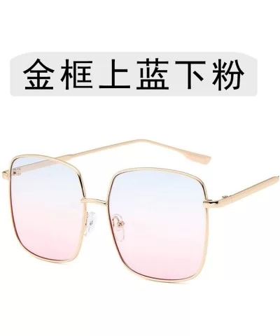 New Retro Classic Vintage Square Oversize Sunglasses Men Sun Glasses Women Metal Frame Lens Eyewear UV400 - 1 - CQ198ZALIS3 $...