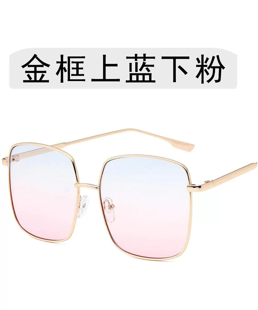 New Retro Classic Vintage Square Oversize Sunglasses Men Sun Glasses Women Metal Frame Lens Eyewear UV400 - 1 - CQ198ZALIS3 $...