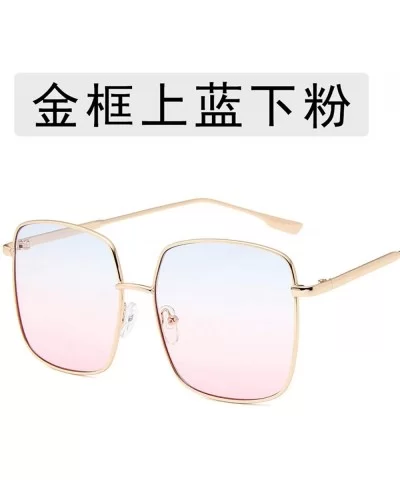 New Retro Classic Vintage Square Oversize Sunglasses Men Sun Glasses Women Metal Frame Lens Eyewear UV400 - 1 - CQ198ZALIS3 $...