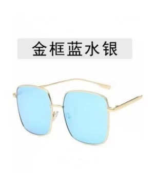 New Retro Classic Vintage Square Oversize Sunglasses Men Sun Glasses Women Metal Frame Lens Eyewear UV400 - 1 - CQ198ZALIS3 $...