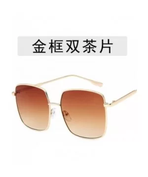 New Retro Classic Vintage Square Oversize Sunglasses Men Sun Glasses Women Metal Frame Lens Eyewear UV400 - 1 - CQ198ZALIS3 $...