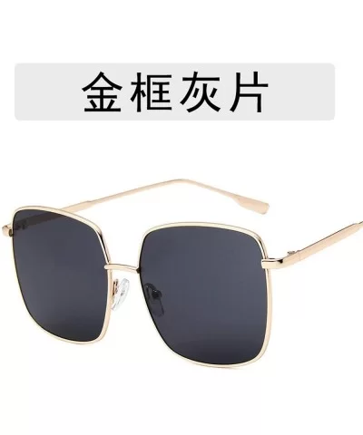 New Retro Classic Vintage Square Oversize Sunglasses Men Sun Glasses Women Metal Frame Lens Eyewear UV400 - 1 - CQ198ZALIS3 $...