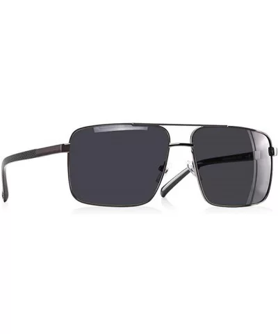 2019 NEW DESIGN Men's Glasses Polarized Sunglasses Men Driving C1Matte Black - C5matte Gun - C918Y5X5L4C $16.11 Aviator