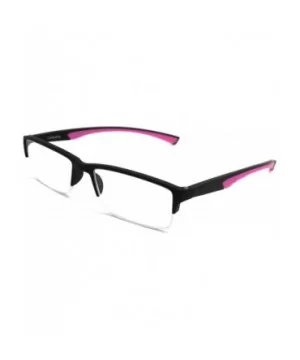 6904 SECOND GENERATION Semi-Rimless Flexie Reading Glasses NEW - A2 Pink - C218WY08OTQ $15.01 Semi-rimless