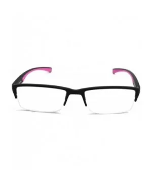 6904 SECOND GENERATION Semi-Rimless Flexie Reading Glasses NEW - A2 Pink - C218WY08OTQ $15.01 Semi-rimless