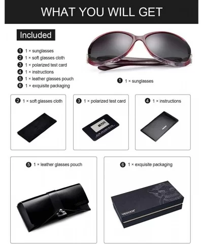 Ladies Designer Sunglasses Polarized 100% UV Protection Fashion Retro Oversized Shades for Women Small Faces - C818GG239OE $1...