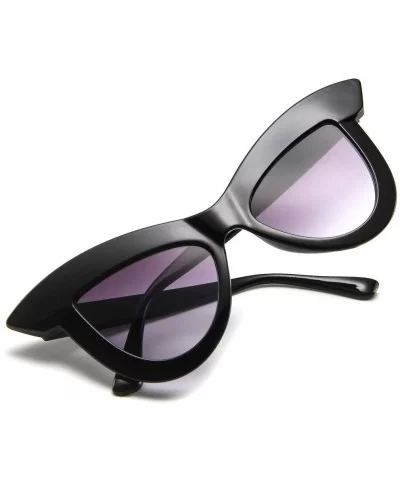 Sunglasses Colorful Vintage Pointed - B - CY199OI9LI9 $4.32 Square