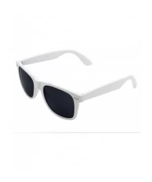 Men Women Sunglasses Smoke Lens Retro Fashion Shades - White - CA117W4SSA7 $7.40 Oversized