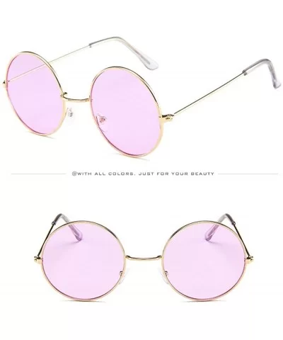 Women Men Vintage Retro Unisex Fashion Circle Frame Sunglasses Eyewear - 4192d - CG18RU5Z8GS $5.58 Aviator