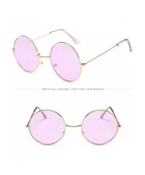 Women Men Vintage Retro Unisex Fashion Circle Frame Sunglasses Eyewear - 4192d - CG18RU5Z8GS $5.58 Aviator