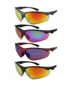 Sleek Sports Sunglasses with Adjustable Temples 570042/REV - Matte Burgundy - C3125Y5B21N $9.52 Sport