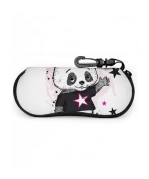 Eyeglasses Case Cartoon Cute Skating Panda Light Sunglasses Case Soft for Women Men Zipper Neoprene - CP199SGIYLQ $7.39 Aviator