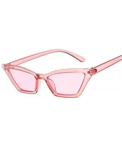 Cat Eye Sunglasses Women Vintage Brand Designer Small Sun White As Picture - Purple - C618YNDDK8G $5.36 Aviator