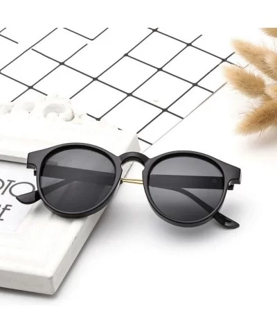 Round Sunglasses Men Women Unisex Retro Vintage Design Small Sun Glasses Driving Sunglass Ladies Shades - CQ197Y6A22N $18.96 ...