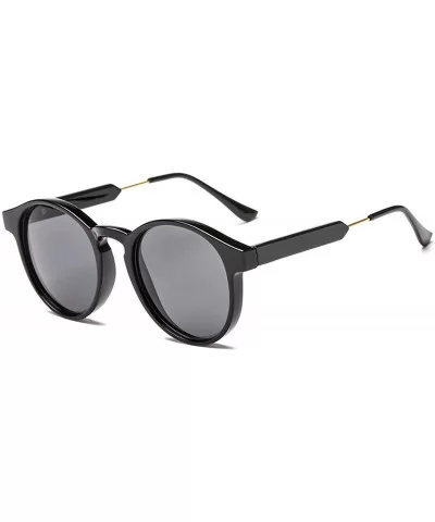 Round Sunglasses Men Women Unisex Retro Vintage Design Small Sun Glasses Driving Sunglass Ladies Shades - CQ197Y6A22N $18.96 ...