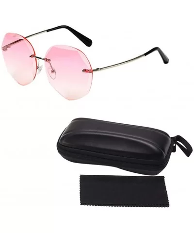 Ladies Vintage Small Sunglasses Oval Slim Metal Frame Candy Color Classic Glasses - G - CO196I9UH6W $8.33 Oval