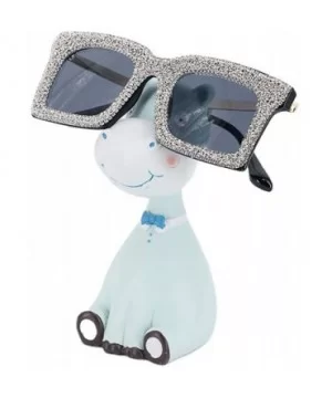 Oversized Square Frame Bling Rhinestone Crystal Sunglasses For Women - Silver - CW1939TN4DT $15.45 Cat Eye