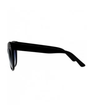 Oversized Butterfly Sunglasses Womens Square Cateye Fashion Shades - Black (Blue Smoke) - CJ18KHN9Y89 $8.37 Oversized