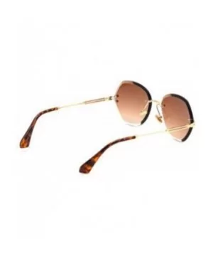 Frameless trimming sunglasses- ladies 2019 new sunglasses women fashion trend sunglasses - E - CF18SKZLYKO $36.95 Aviator