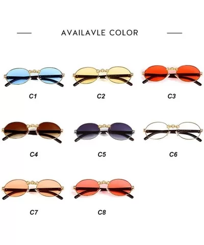 Vintage Diamond Sunglasses Oval Glasses Women Small Retro Hip Hop Glasses Retro Sunglass Luxury Female Eyewear - CY18ZSG3G8T ...