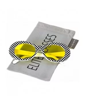 Clout Goggles Oval Mod Retro Thick Frame Rapper Hypebeast Eyewear Supreme Glasses Cool Sunglasses - CN185Z966XZ $4.67 Goggle