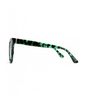 Cat Eye Sunglasses Street Shooting Wild Glasses for Men and Women B2563 - 03 Leopard Green - CK1969Y95DU $8.94 Cat Eye