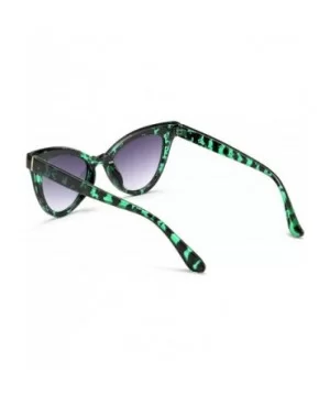 Cat Eye Sunglasses Street Shooting Wild Glasses for Men and Women B2563 - 03 Leopard Green - CK1969Y95DU $8.94 Cat Eye