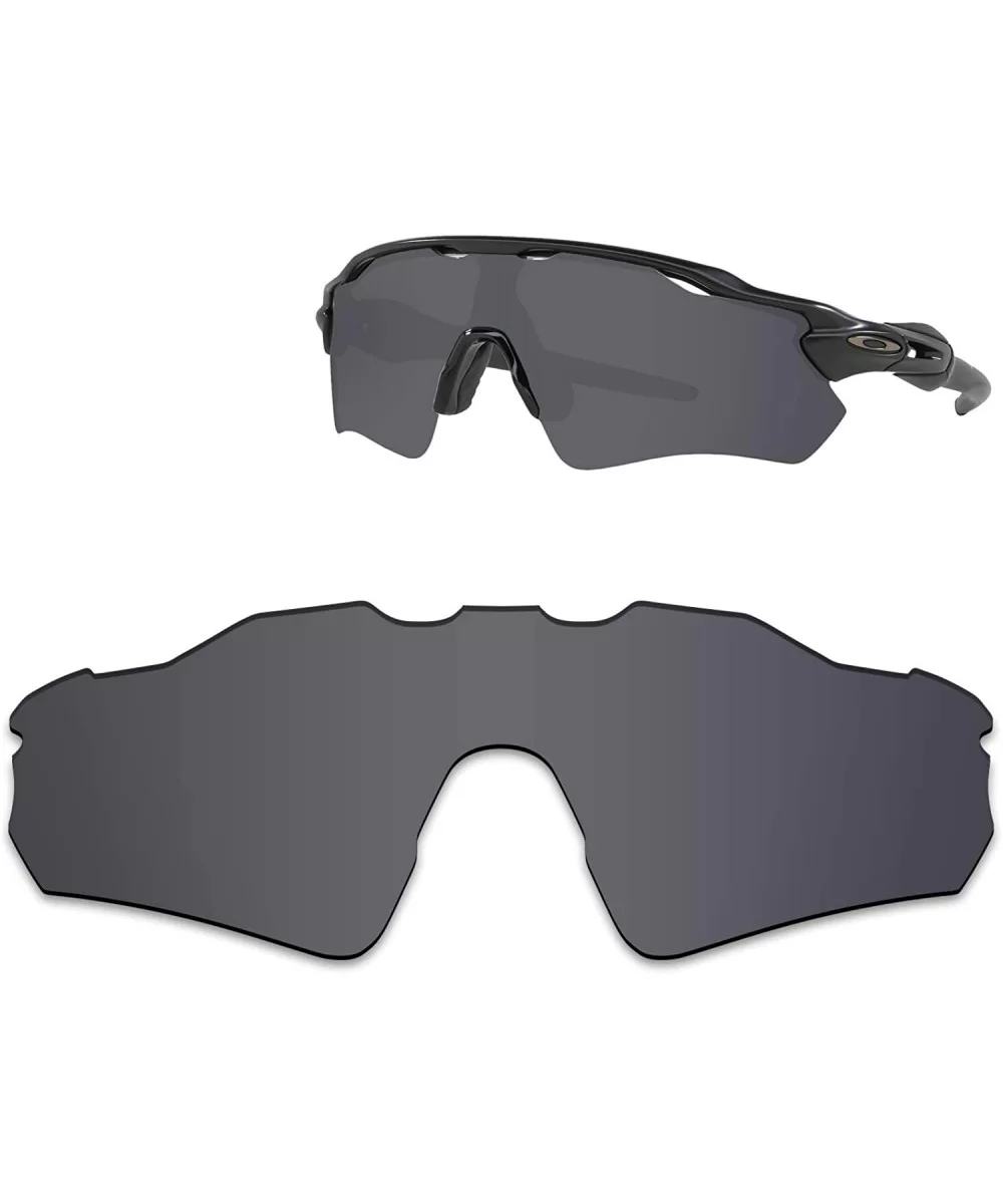 Anti-fading Polarized Replacement Lenses Radar EV Path Sunglasses - Armor Black - Polarized - C6180O78HYH $11.56 Rectangular