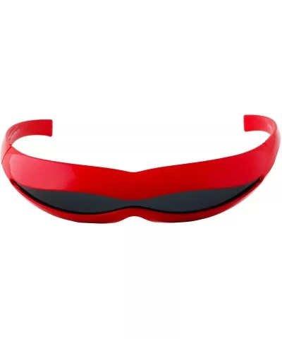 Futuristic Space Robot Alien Rave DJ Costume Party Cyclops Shield Sun Glasses for Women & Men - C418U7YEKYL $9.39 Oval