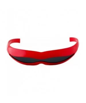 Futuristic Space Robot Alien Rave DJ Costume Party Cyclops Shield Sun Glasses for Women & Men - C418U7YEKYL $9.39 Oval