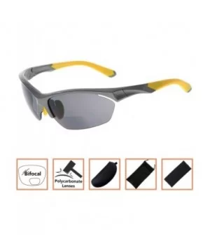 Retro Mens Womens Sports Half-Rimless Bifocal Sunglasses Pearly Grey+1.00 - Pearly Grey - CJ189AKZUMG $18.27 Rimless