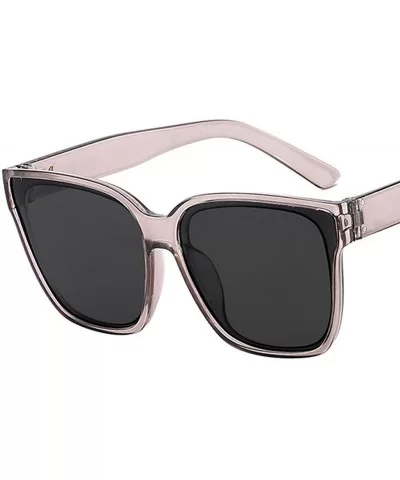 Sexy Fashion Oversized Square Sunglasses Women Summer Style Big Size Frame Mirror Sun Glasses FeOculos UV400 - C6198AIMWXL $1...