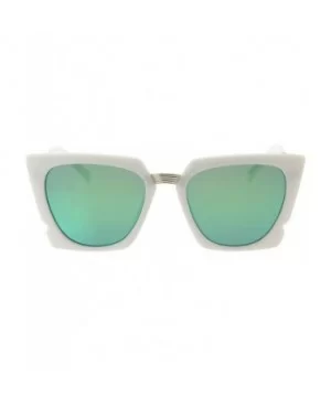 Designer Oversized Men Women Sunglasses UV400 Protection 508 - White - CF12FODNUGZ $21.23 Oversized