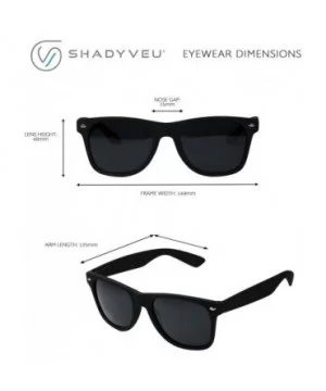 ShadyVEU Polarized Retro 80's Classic Round Black Matte Soft Sunglasses - Matte Black Frame With Green Lens - CJ12GW4OSRF $8....