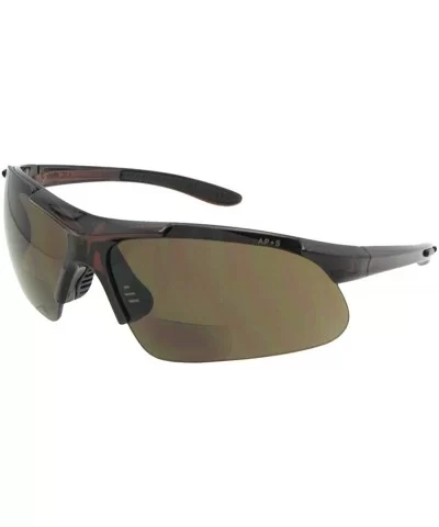 Safety Bifocal Sunglasses B102 - Brown Frame-brown Lenses - C818DZQ85Y6 $11.03 Wrap