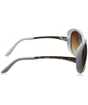 Women's U236 Oval Sunglasses - 62 mm - White - C111H8KGDWB $19.87 Oval