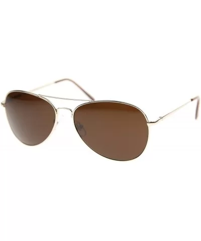 Retro Classic Fashion Tear Drop Aviator Sunglasses Model NG30011G - Gold - CV184NX8RC5 $6.48 Aviator