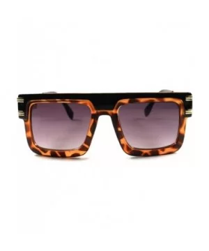 Stylish Swag Rapper Hip Hop Mens Womens Oversized Square Sunglasses - CV18O7QMXZ2 $9.93 Oversized