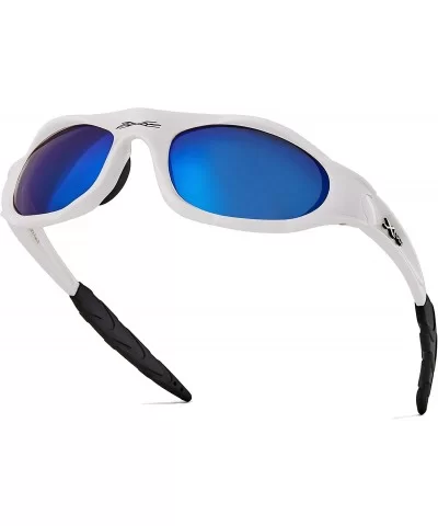 Kids Teen Boys Sunglasses Age 8-16 Performance Sport Cycling Baseball Running Skiing Wrap Around Shades - CJ18KNXC4DS $9.18 Wrap