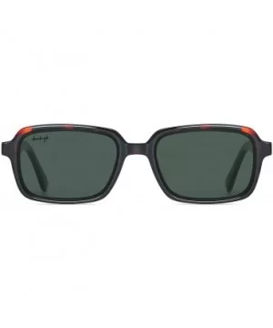 Acetate Rectangular Sunglasses - Tortoise - C7199HY6ZUM $56.75 Rectangular