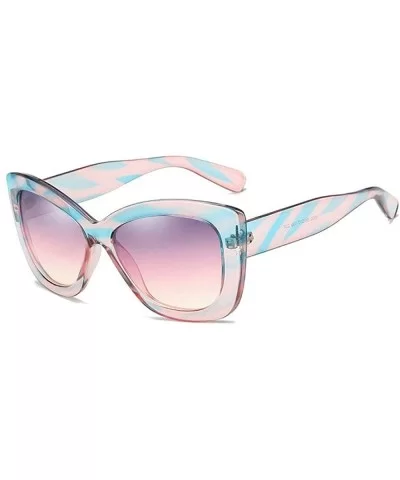 Ultra light Fashion Square Gradient sunglasses women Sunshades glasses UV400 - Purple - CW18RACUTTI $10.88 Square