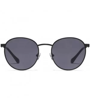 60s Vintage Retro Hipster Lennon's Round Sunglasses Statement Hippie Glasses - Black/Grey - CL194ER87R7 $10.37 Round