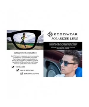 Large Rectangular Square Polarized Sunglasses for Men Women Driving Glass - C017WX6ZLS9 $11.20 Oversized