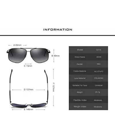 Womens Polarized Lens Wellington Sunglasses Pouch & Cross Set Unisex Glasses - Black+sliver - CQ18UGT39KX $12.14 Oversized