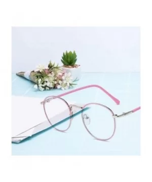 Blocking Glasses Lightweight Computer 2DXuixsh - White Pink - CY196Z0RCEN $6.22 Aviator