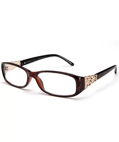 Newbee Fashion-"Shine" Gem Design Light Weight Fashion Reading Glasses - Tortoise - C51274NMLMH $6.23 Square