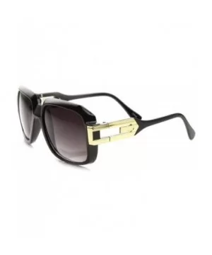 MLC Eyewear 'Abby' Square Fashion Sunglasses - Black-silver - CH11WP2W9SJ $7.04 Square