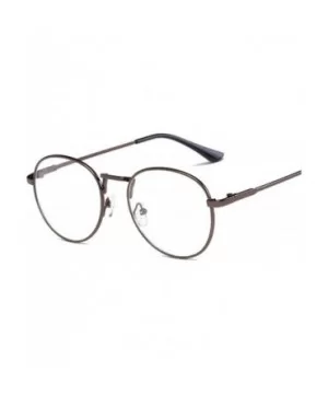 New Fashion Men Glasses Frame Women Eyeglasses 2019 Vintage Round Clear Lens Optical Spectacle - Coffee - CP1985IUC8E $22.43 ...