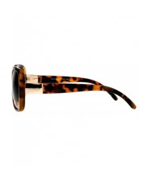 Womens Mod Minimal Butterfly Designer Fashion Diva Sunglasses - Tortoise Brown - CG12NZI3JA5 $7.21 Butterfly