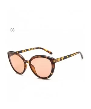 2019 New Cat Eye Women Sunglasses Brand Designer Mirror Color Lens Men C1 - C3 - C618XE03GR6 $6.92 Aviator